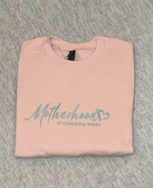 Motherhood Embroidered Sweatshirt