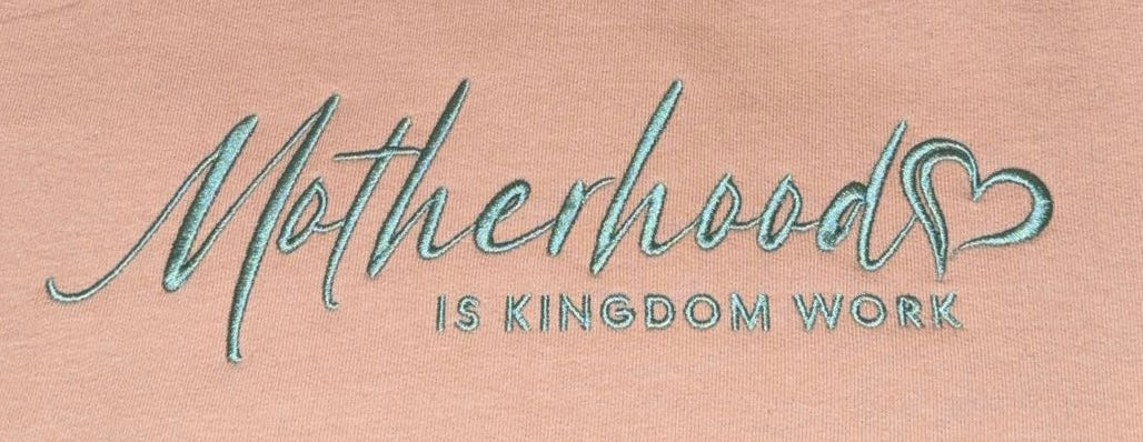 Motherhood Embroidered Sweatshirt