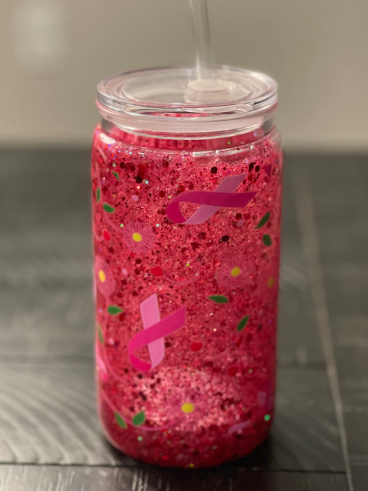 Ribbon Snowglobe Cup